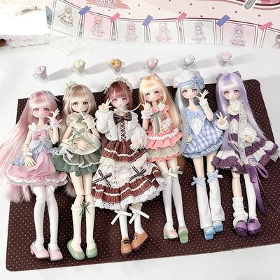 История чаепития в течение четырех сезонов Сюрприз-бокс Momotale BJD Мешок-сюрприз Милая девочка Фигурка-экшен Коробка-сюрприз Игрушки