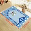 Islamic Geometric Pattern Prayer Mat, Foldable Non-Slip Portable Muslim Prayer Rug, Soft Worship Kneeling Mat for Home Decor