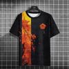 Summer Fashion T-Shirts Dragon 3D Print Street Men's Large Size Daily T-Shirt with Round Neckline and Short Sleeves T-Shirts Tops