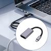 Aluminum USB C to HDTV Adapter Type C to HDTV Adapter 4K@30Hz Video Sound Sync Screen Converters Heat Dissipation