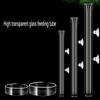 Glass Fish Tank Food Dispenser with Suction Cup Shrimp Feeding Tube Aquarium Fish Tank Feeder Set