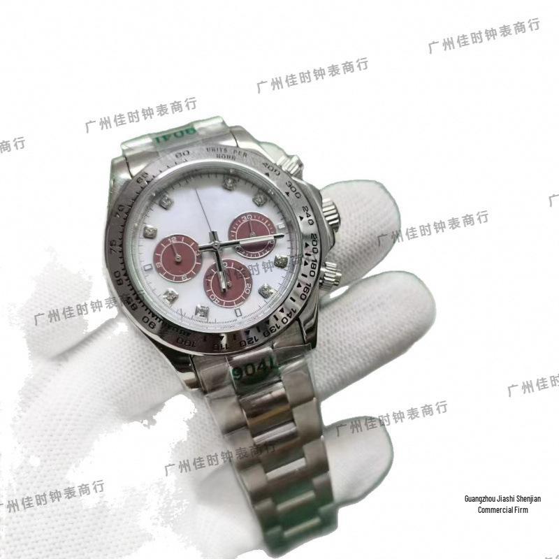 Мужские автоматические часы Rolex Victoria Beckham Panda Daytona Ледяно-голубые