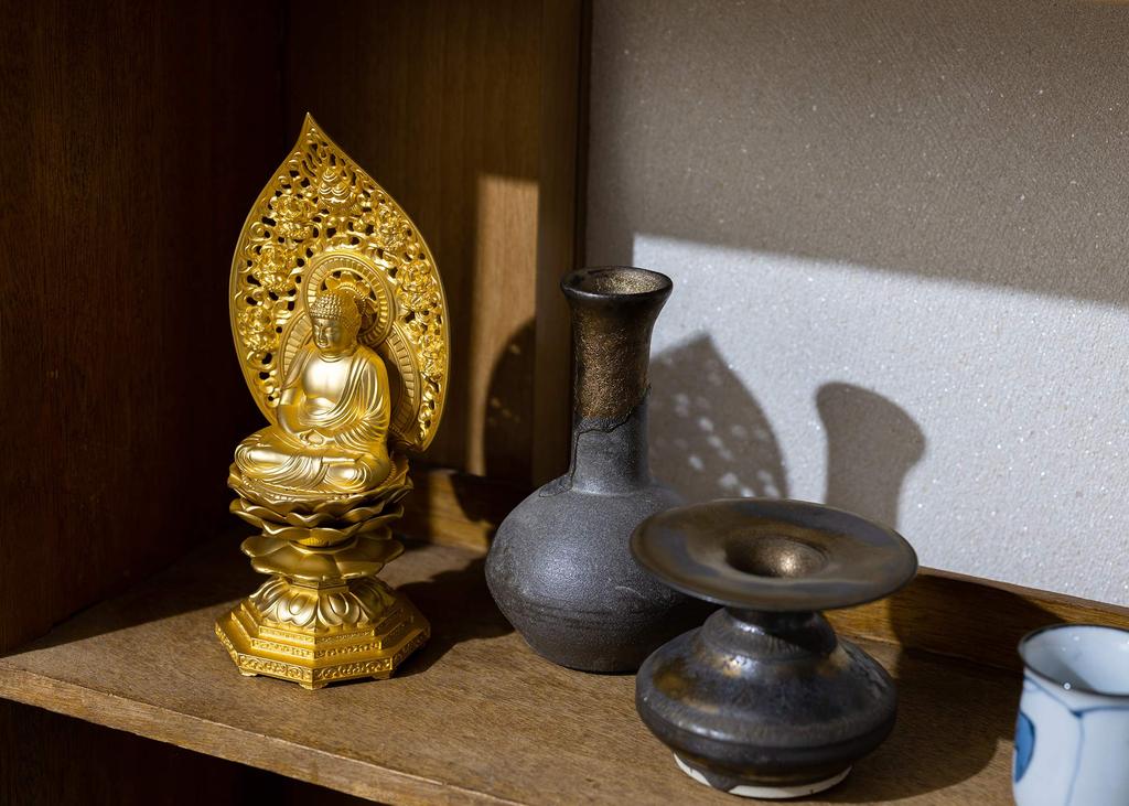 Buddha Statue Shaka Nyorai Seated Statue 18cm Makita Shuun Takaoka Copperware Nyorai (gold Plated/24k Gold) Sculptor Model "Soto, Rinzai, Tendai"