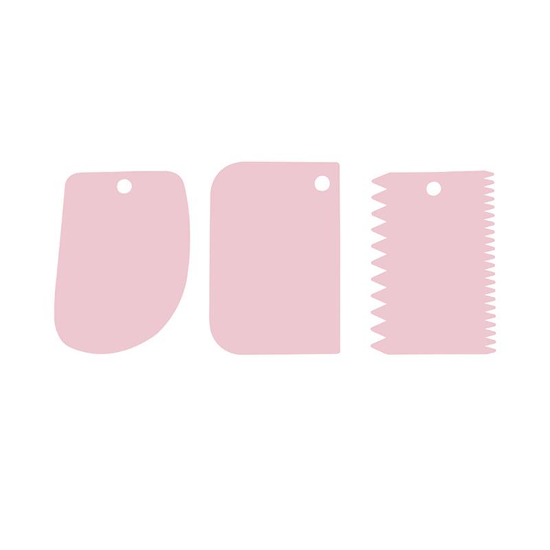 3 шт. скребок для крема, набор для самостоятельной кухни, прямоугольный зубчатый резак для крема, пластиковый скребок для торта, пасты, инструментов для выпечки помадки