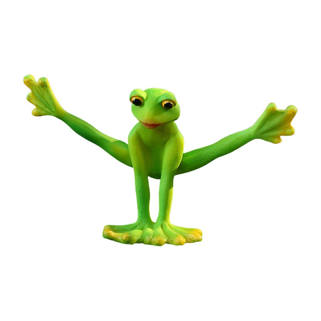 Скульптура музыканта из смолы в виде лягушки, мультяшная фигурка животного для домашнего офиса, декор рабочего стола и художественный орнамент
