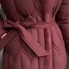 Plus Size L-7XL Fashion Winter Jackets Woman Long Parkas Hooded Loose Thick Warm Overcoat Casual Women's Coats With Belt
