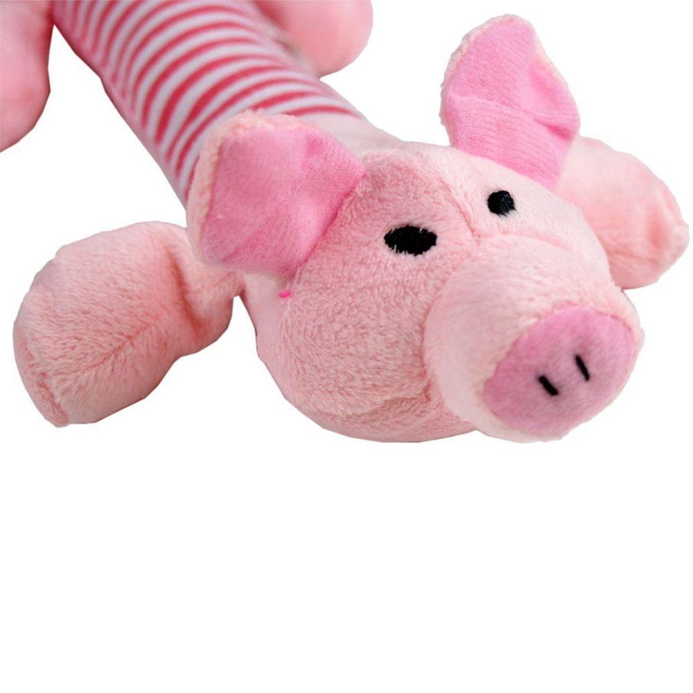 Cute Puppy Squeaky Plush Dog Toys Pig Elephant Duck Chew Squeaker