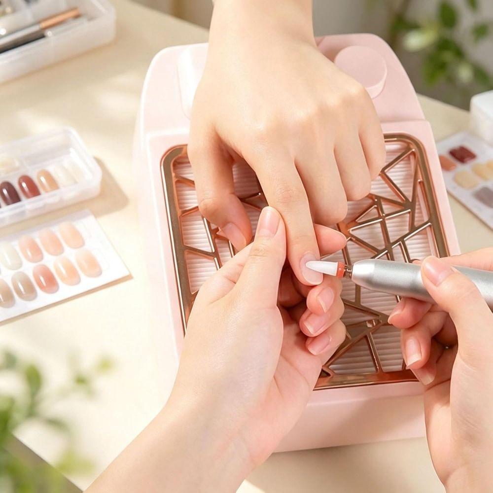 Dust-Proof Nail Vacuum Cleaner Mini Nail Dust Machine Nail Tool Nail Dust Collector Home