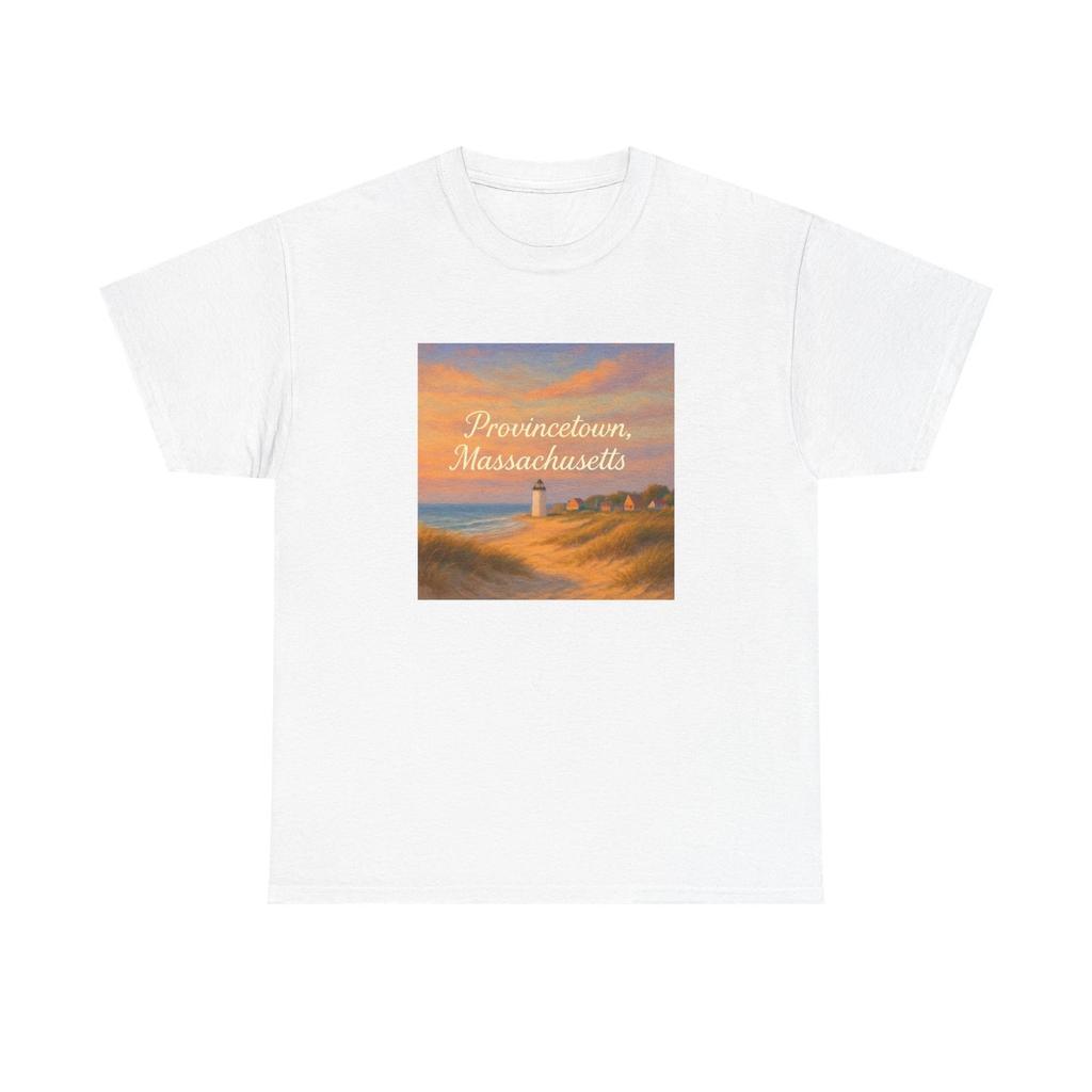 Unisex Adult T Shirt Provincetown Massachusetts Dune Beach