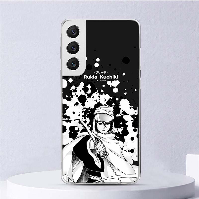 Bleach Кучики Рукия Мягкий Чехол Для Samsung Galaxy S25 S24 S23 S22 Ultra Чехол для Телефона S21 S20 FE S10 Plus S10E S25U Funda Coque