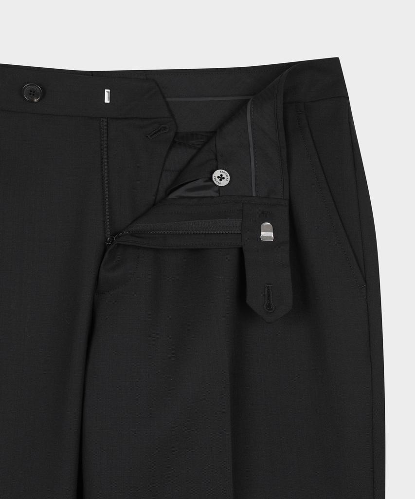 BROOKS BROTHERS Wool Trousers (Black) (Bbptmbg101)