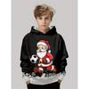 Child Sweatshirt Christmas Hoodies Cartoon Children's Fashion Santa Claus Print Clothes Child Girl Outdoor Clothes for Children