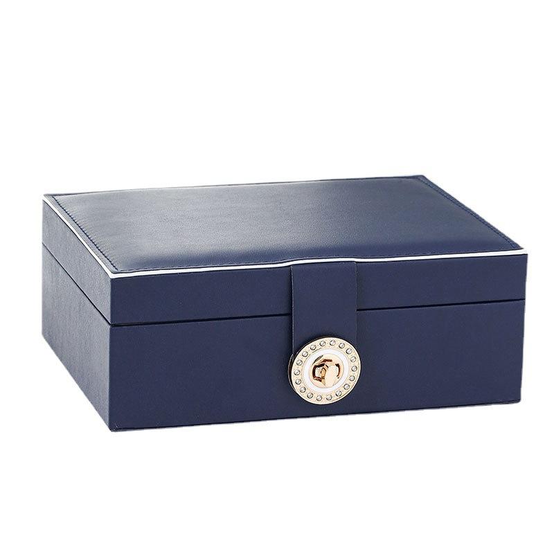 2026Double Layer Jewelry Box Organizer Large Capacity PU Leather Storage Ring Box Earrings studs Jewelry Display Jewelry Package