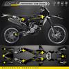PowerZone Custom Team Graphics Decals Stickers Kit For Husqvarna 08-13FE250 2008-2013 Stickers  09