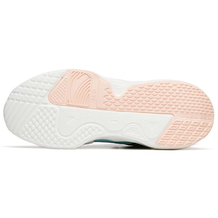 ANTA Chunky Sneakers Women's Low top Lotus Gray/Ivory White/Black 122218812-4