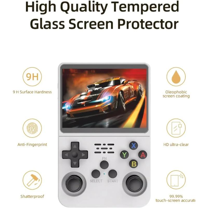 Hard EVA Shell Carrying Case Custom Fit R35S R36S Handheld Game Console Shockproof Protective  Cover  Organizer  Pouch