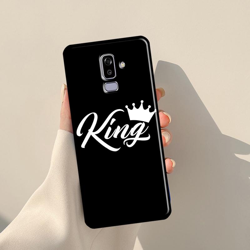 Пары Crown QUEEN и KING для Samsung J3 J5 J7 J510 J310 J330 J710 J730 J1 A3 A5 2016 2017 J4 J6 Plus J8 2018 Чехол