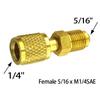 Адаптер Female 5/16 x M1/4SAE Для кондиционеров R32 R410a