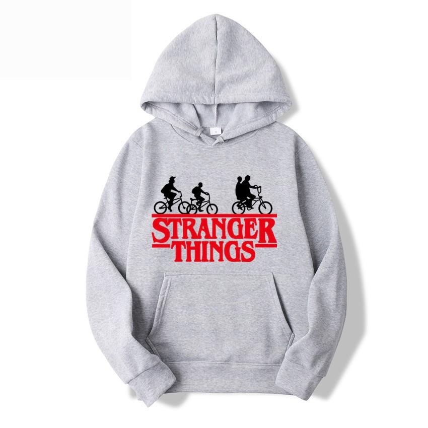 Аниме-худи Stranger Things для мальчиков и девочек - Осенний флис