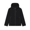 Blue Simple Versatile Hooded Zip Long Sleeve Jacket Men Jackets Black F11M512703FBK