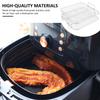 Air Fryer Rack 1/2/3 Layer Stainless Steel Grill Dehydrator Stacking Rack Removable Air Fryer Accessories Kitchen Cooking Tools