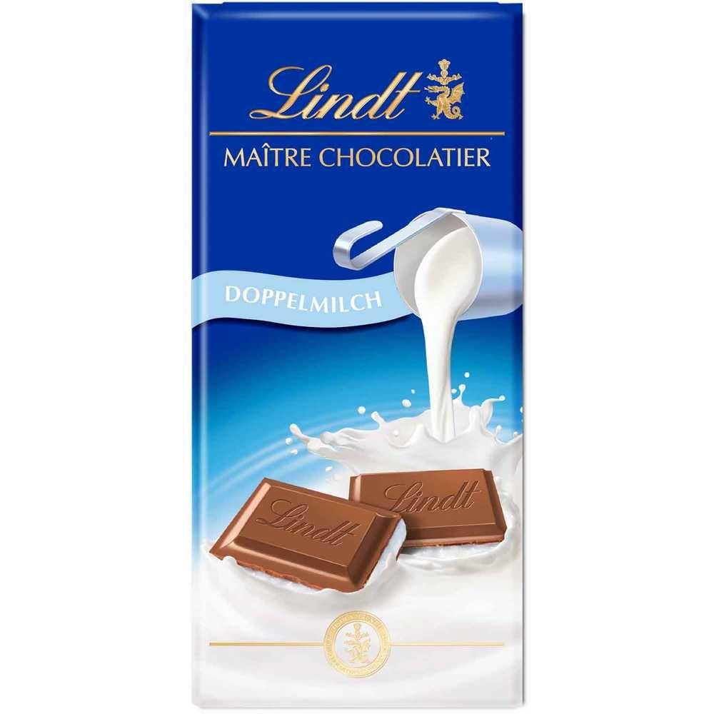 Lindt Master Chocolatier Chocolate Bar Double Milk 100G