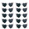 10pcs Red Heart Sunglasses Wedding Favors woman Vintage Heart Glasses Bachelorette Party supplies Bride To Be Bridesmaid Gifts
