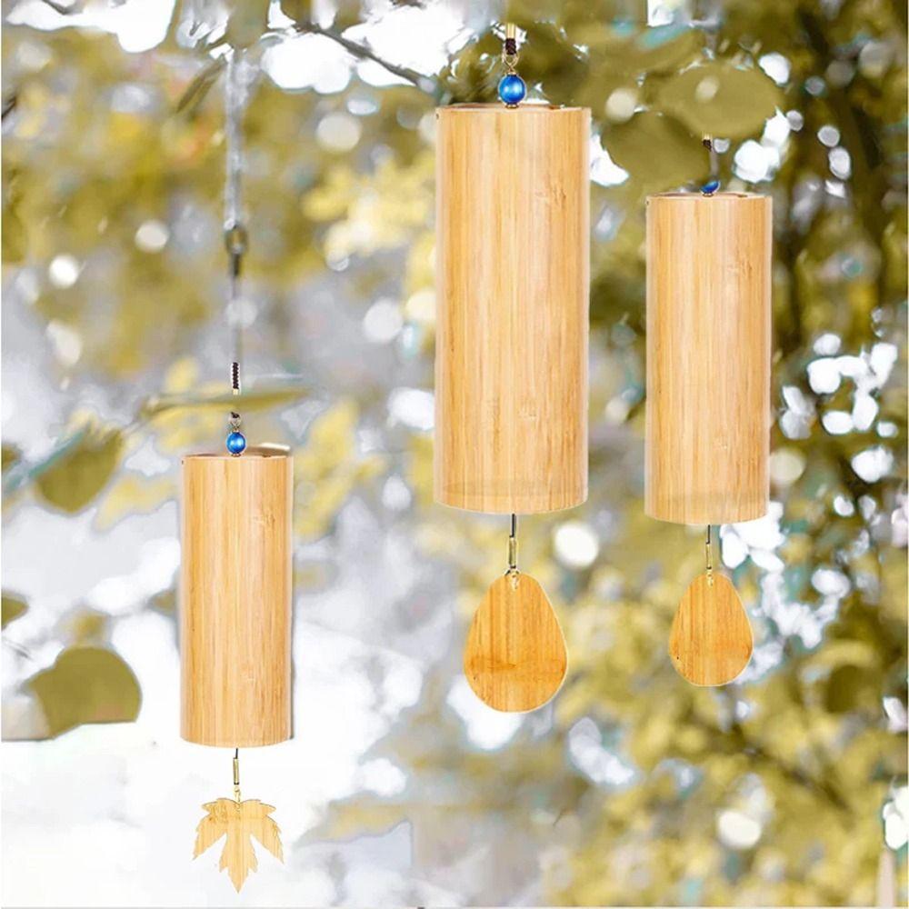Handmade Bamboo Wind Chimes Antique Blessing Bell Craft Musical Windchime Gift