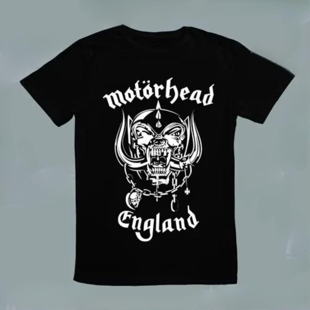 2026 New Hot Selling Cotton Comfortable Casual Motorhead Lemmy British Heavy Metal Rock Artist Band English Tshirt Fashion Top