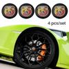 Для Fiat Abarth 695 595 500 competizione 124 Spider PUNTO panda 56 мм Наклейки на центральные колпачки колес автомобиля Значок на ступицу Деколь
