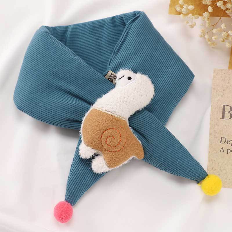 New Children'S Fashionable Scarf For Girls To Keep Warm And Versatile For Babies. Plush And Thickened Warm Scarf For Kids