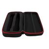 HEALLILY Wireless Microphone Case, Handheld Microphone Storage Box, Shockproof Karaoke Microphone Carrying Holder for Outdoor Travel, Black/Red