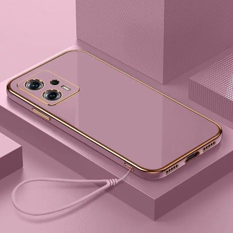 Чехол для Motorola G23 Moto G13 G73 G53 G84 G54 G60 G60S G20 G30 G10, роскошный чехол для телефона с квадратным покрытием, противоударная задняя крышка