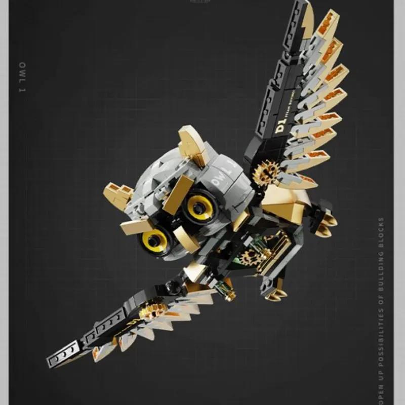 Сборная модель механической головоломки Owl Punk Elements