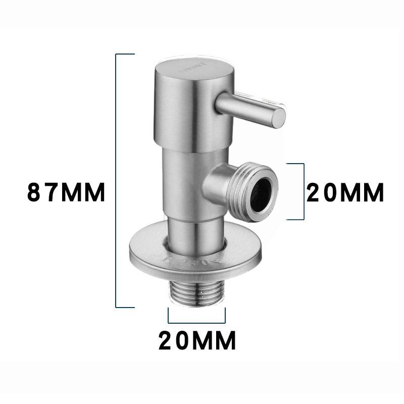 Латунный внешняя резьба G1/2 с переключателем, кран для ванны, настенный медный угловой клапан, аксессуары для ванной комнаты, балкона