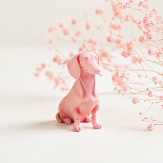 Украшение для собаки, 3D-печатная фигурка таксы с подвижными суставами, Декоративная скульптура собаки для декора дома и офиса, Любителей домашних животных, Коллекционеров