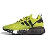 ZX 2K Boost J Bold Logo Graphic - Acid Yellow Kids Sneakers Core-Black Cloud-White FY2638