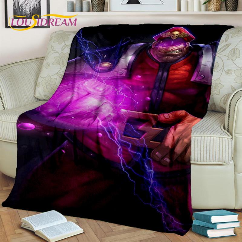 SF Retro Game Street Fighter Gamer Blanket,Soft Throw Blanket for Home Bedroom Bed Sofa Picnic Travel Office Cover Blanket Kids