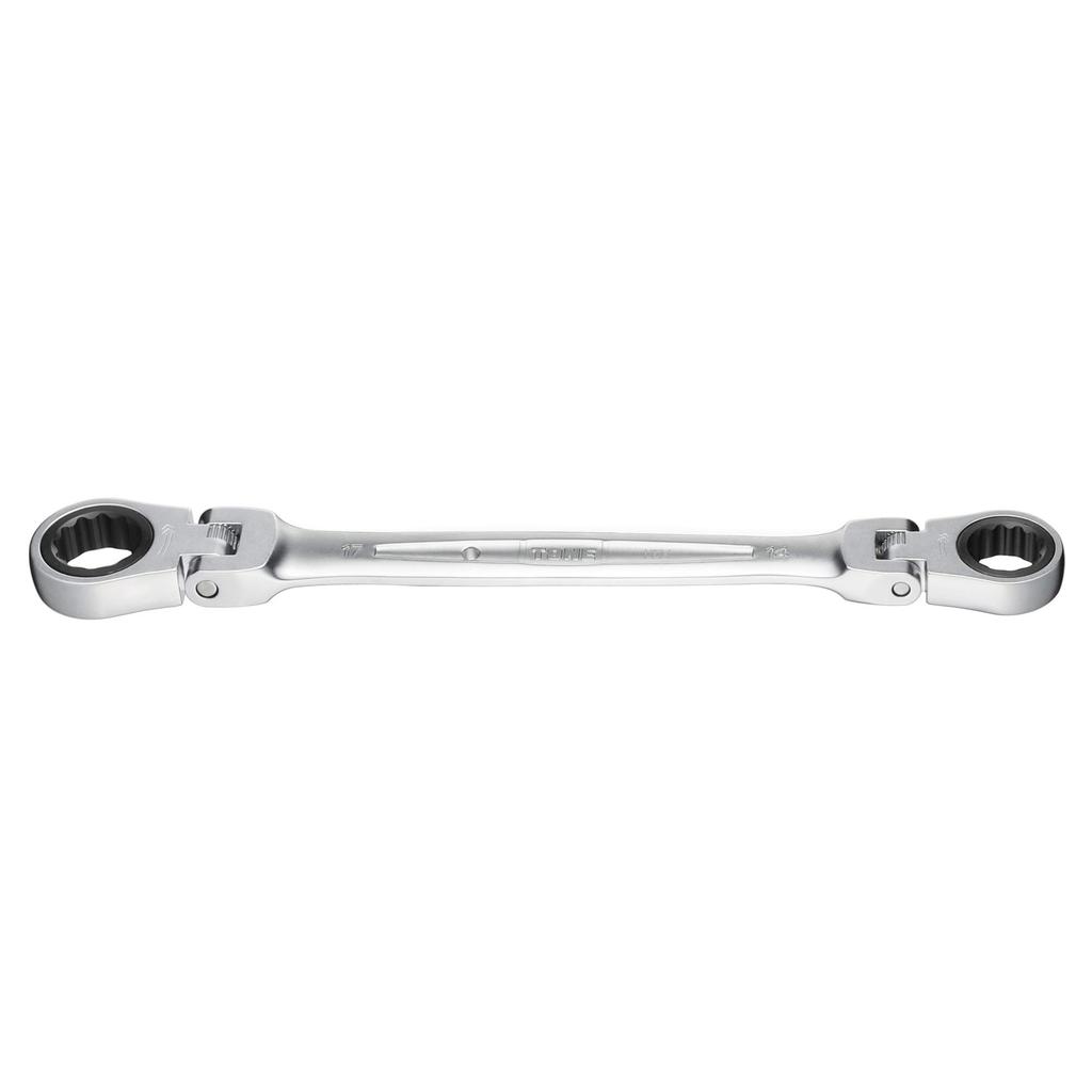 TONE Double Head Ratchet Box Wrench Width Across Flats 14 X 17 Mm RMFW-1417