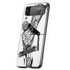 Vinland Saga Case Phone Cover for Samsung Galaxy Z Flip 6 5 4 3 5G ZFlip6 ZFlip5 ZFlip4 ZFlip3 Black Hard Trend Fundas