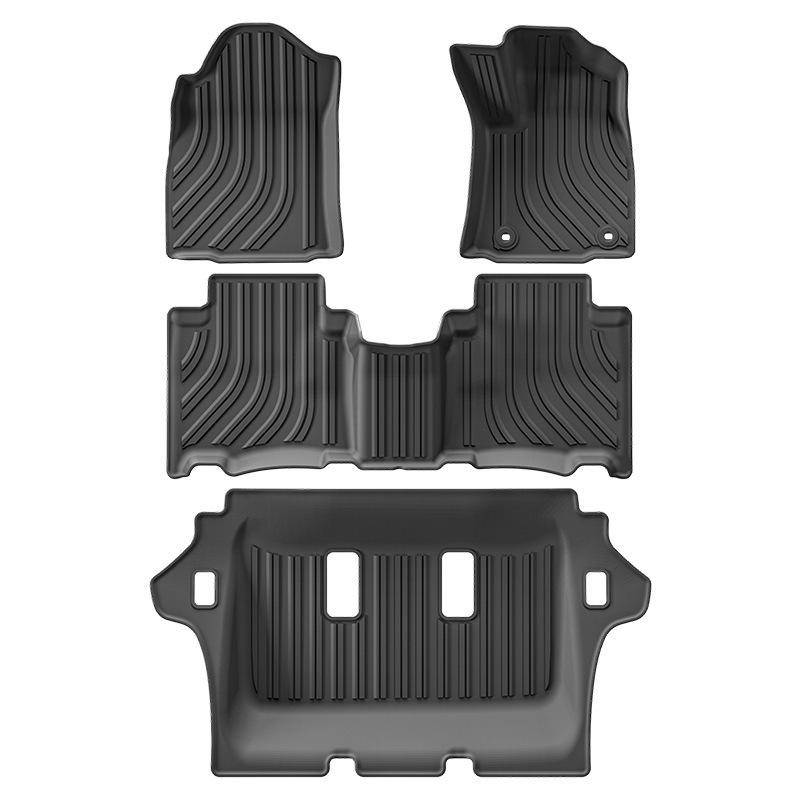 Экологичные коврики и вкладыш в багажник из ТПЭ для Toyota Fortuner 2015-2024