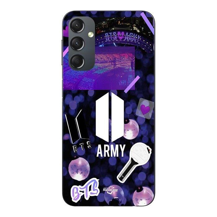 Coque Pour Samsung Galaxy A05s BTS army logo Bangtan Subs Maniacase