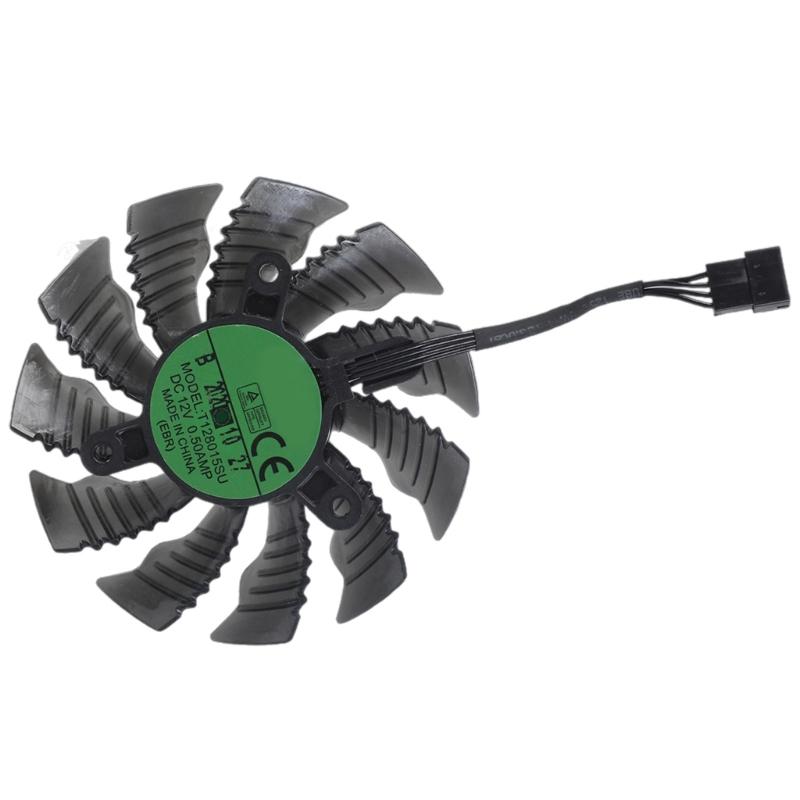 82MM T129215SU GPU Cooling Fan Replacement for RTX3070ti 3080 3090 Graphics Cards Video Card Radiator