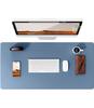 Leather Desk Pad Protector, Mouse Pad, Desk Mat, Waterproof Non-Slip PU Desk Blotter, Computer Desk Pad for Women