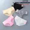 Girls Cotton Summer Low Waist Briefs Children's Cotton Summer Briefs Cotton Students Girl Underwear