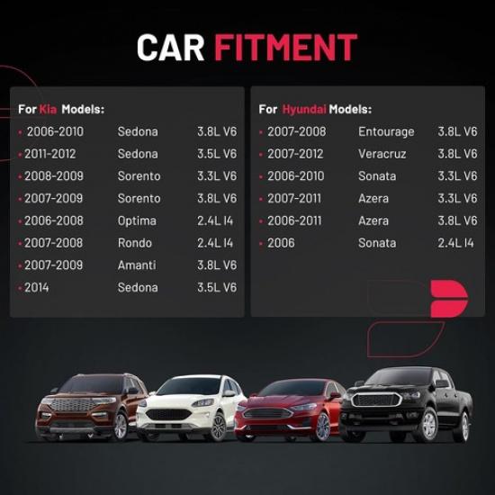 Комплект из 4 катушек зажигания и свечей зажигания для Hyundai Sonata Kia Optima 2015-2017 UF764