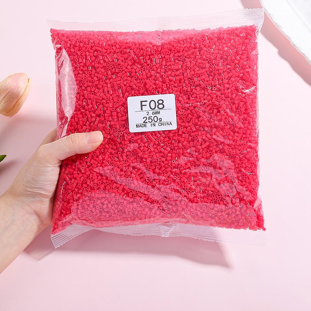 25000 шт. 250 г Бобы Perler Mard Bean Fusion Bean 2,6 мм Мешок с материалами для DIY Праздничные подарки Настольное украшение Декор Поделка Брелок