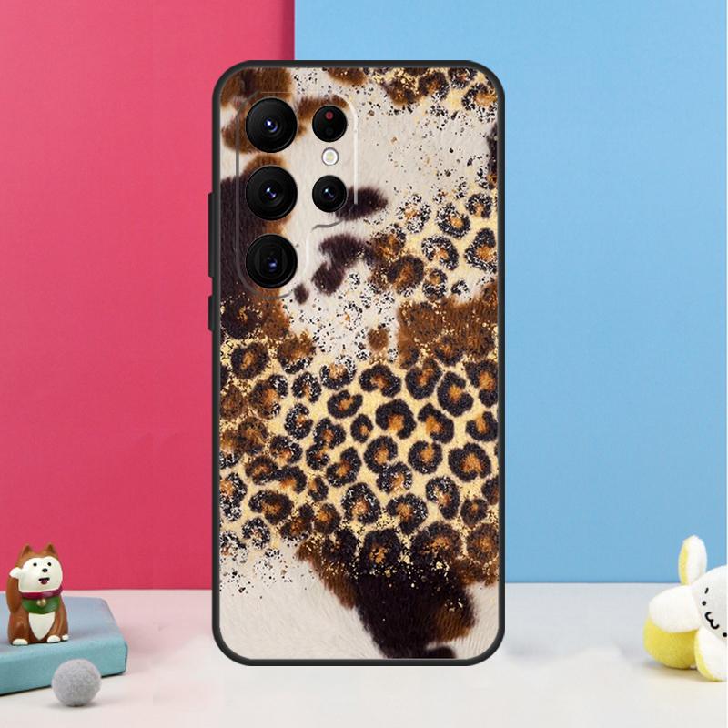 Западные Ковбойские Сапоги Ковбойские Чехол из Коровьей Кожи Для Samsung Galaxy S26 S23 Ultra S20 S21 S22 S24 S25 Plus S10 S25 FE Задняя Крышка Корпус