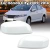 Накладка на крышку зеркала заднего вида двери Для Honda City 2009 2010 2011 2012 2013 2014 Белая Накладка на крышку бокового зеркала Автоаксессуары