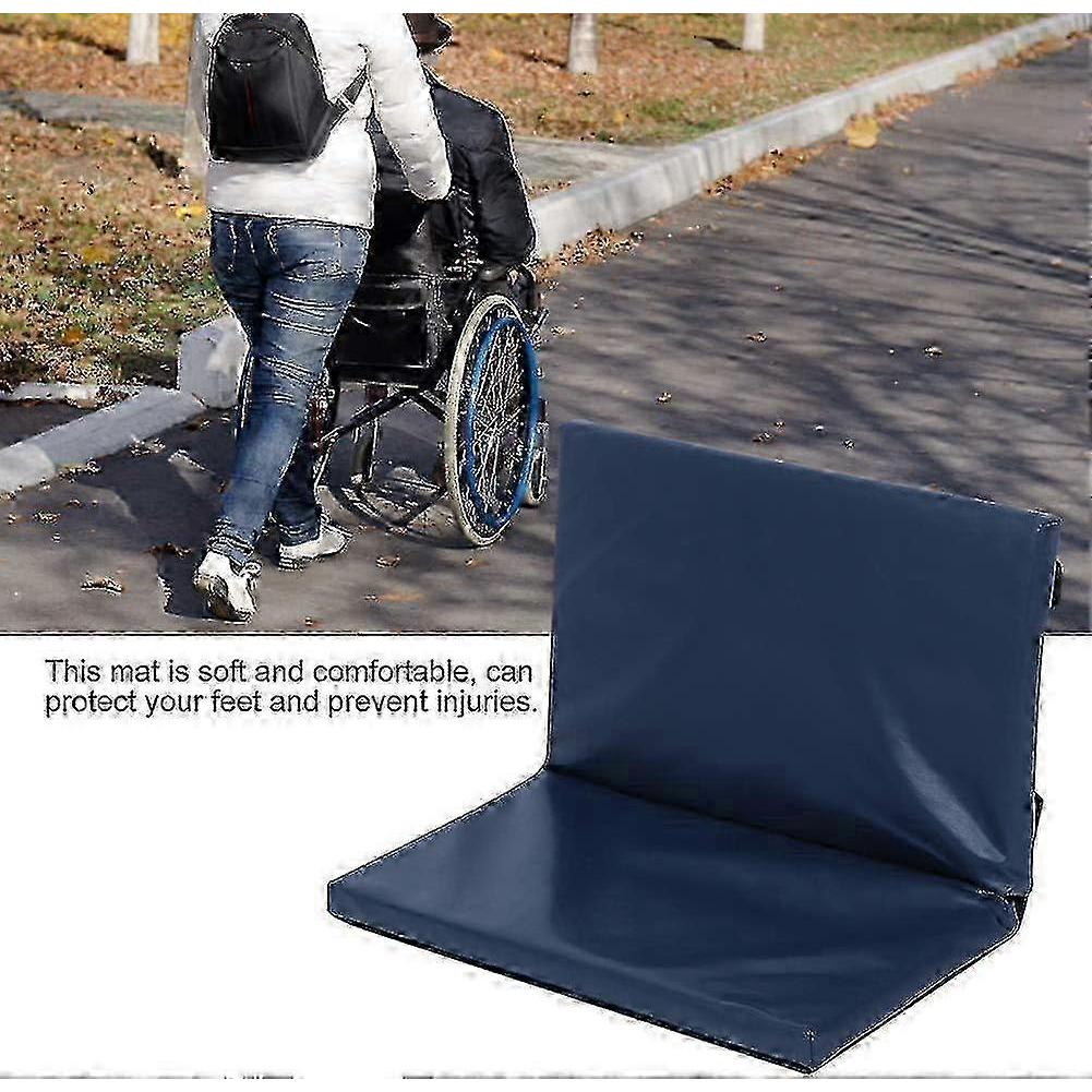 Wheelchair Pedal Pad,wheelchair Foot Rest Extender Elevating Pad, Handicapped Wheelchair Pedal Foot Rest Elevating Pad Leg Cushion Protector Accessory